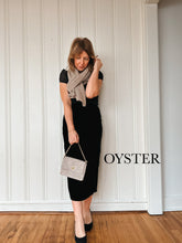 Load image into Gallery viewer, Mini Clutch with Twist Lock in All Weather Suede with Queen's Length Brass Chain