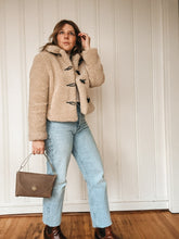 Load image into Gallery viewer, Petite Flap Oyster Gray-Biege Neutral Vegetable Tanned Leather Bag