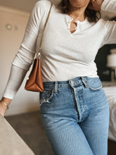 Load image into Gallery viewer, Petite Flap Bag French Luxe Milled Cognac Leather