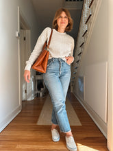 Load image into Gallery viewer, Medium Tote in Italian Chestnut Vegetable Tanned Leather