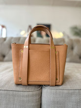 Load image into Gallery viewer, Small Tote in Milled Natural de Luxe Vegetable Tanned Leather