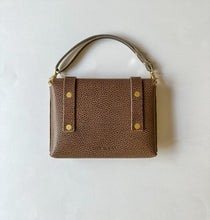 Load image into Gallery viewer, Mini Clutch Oyster Gray-Beige Neutral Vegetable Tanned Leather