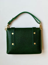 Load image into Gallery viewer, Mini Clutch in Emerald Vegetable Tanned Leather - Gemstone Collection