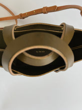 Load image into Gallery viewer, Small Tote in Olive Vegetable Tanned Leather