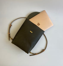 Load image into Gallery viewer, Slim Leather Backpack