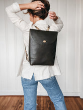 Load image into Gallery viewer, Slim Leather Backpack