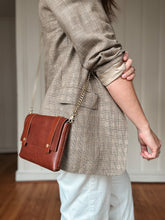 Load image into Gallery viewer, Mini Clutch in milled Milled Chestnut
