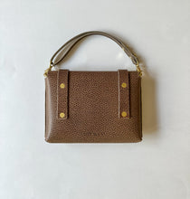 Load image into Gallery viewer, Mini Clutch Oyster Gray-Beige Neutral Vegetable Tanned Leather
