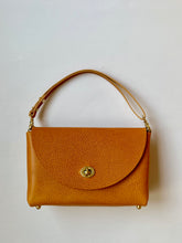 Load image into Gallery viewer, Petite Flap Bag Yellow Sapphire Leather Bag - Gemstone Collection
