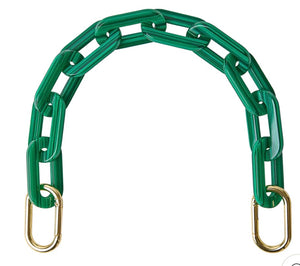 Shortie Bag Strap Green Chain