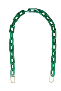 Long Bag Strap Green Chain