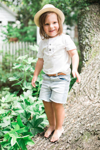 3/4" Child's Belt in Natural Vegetable Tanned Leather