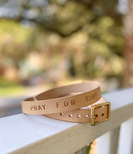 Load image into Gallery viewer, 3/4&quot; Child&#39;s Belt in Natural Vegetable Tanned Leather
