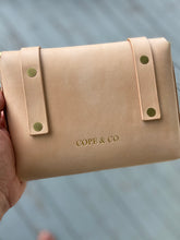 Load image into Gallery viewer, Mini Clutch in Natural Vegetable Tanned Leather
