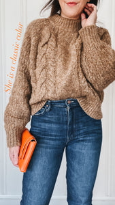 Iconic Orange Leather Mini Clutch with Crossbody