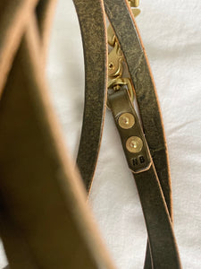 Crossbody Strap in Vegetable Tanned Leather