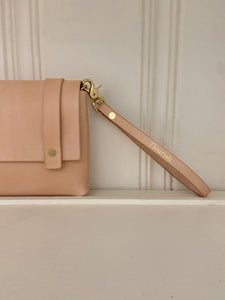 Mini Clutch in Natural Vegetable Tanned Leather