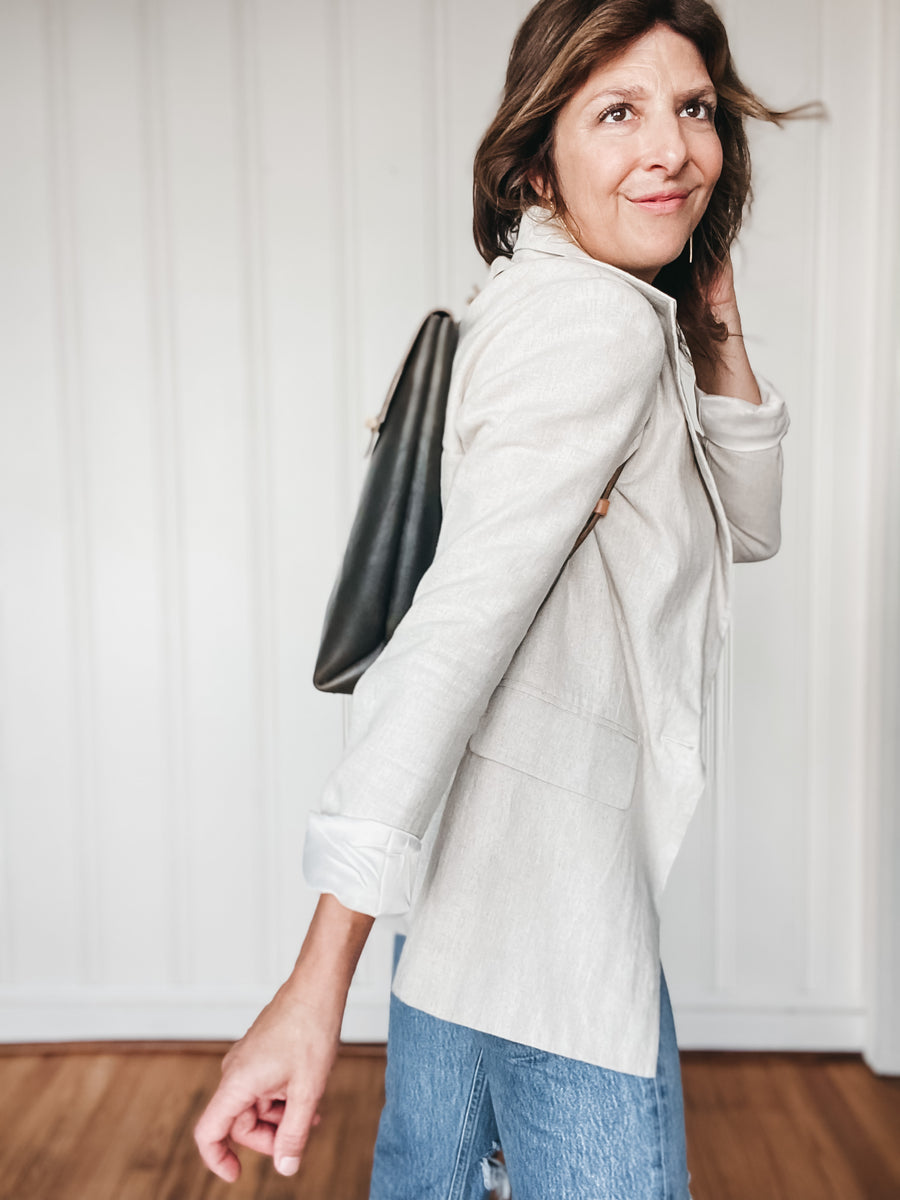 Slim Leather Backpack – Cope & Co.