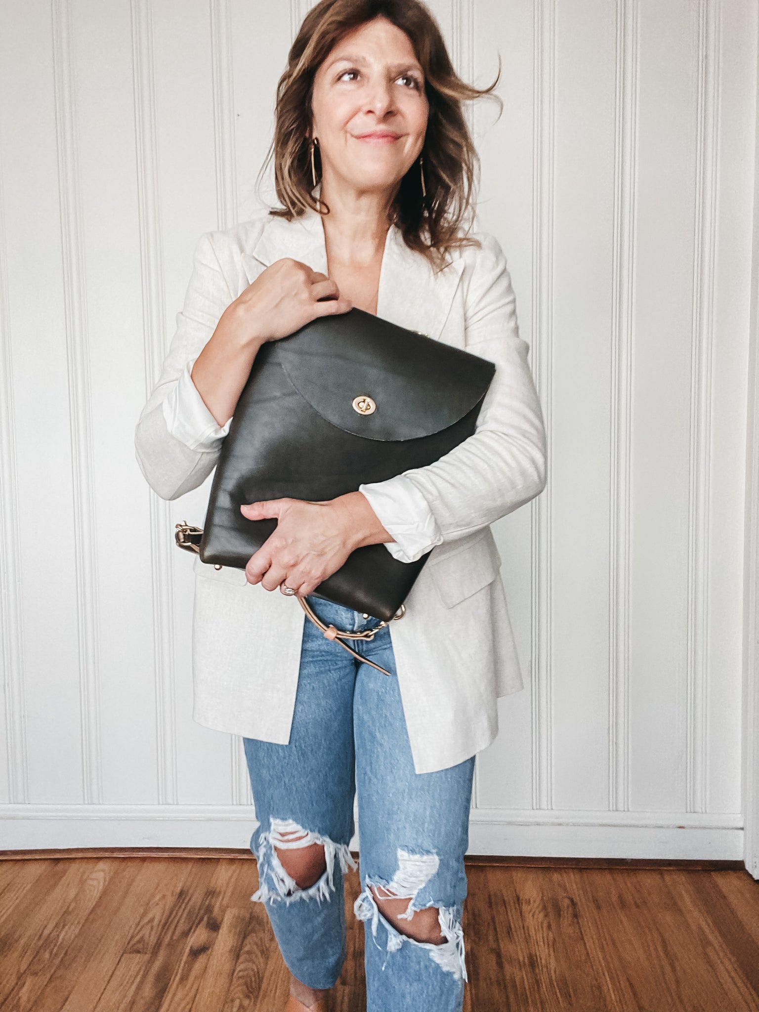 cocoon slim backpack leather Slim Leather Backpack – Cope & Co