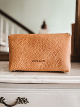Load image into Gallery viewer, Petite Flap Bag Milled Natural Deluxe Vegetable Tanned Leather
